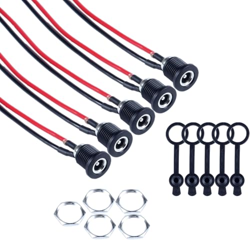 Adaptadores Conector Hembra Negro 5.5x2.1 mm Pack 5 Pcs miniatura 1
