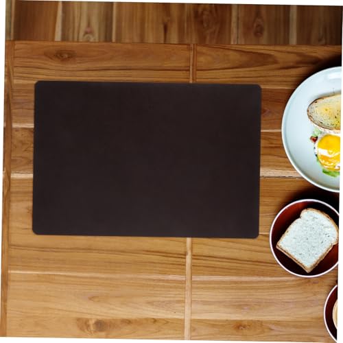 Set de table en PU carré lot de 8 imperméable cuisine design
