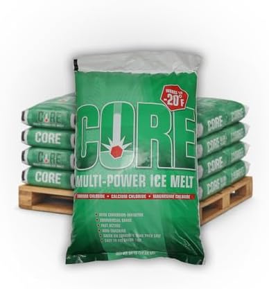 Premium Ice Melt, Blue (Half Pallet 25 Bags) – Fast-Acting, Indus...