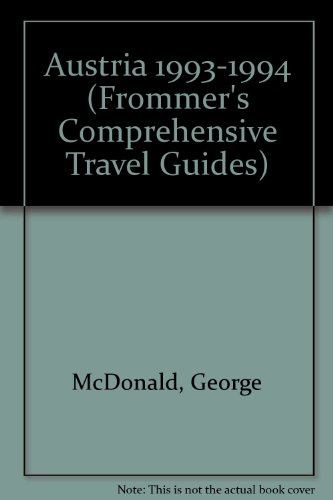 Frommer's Austria, 1993-1994 0671846981 Book Cover