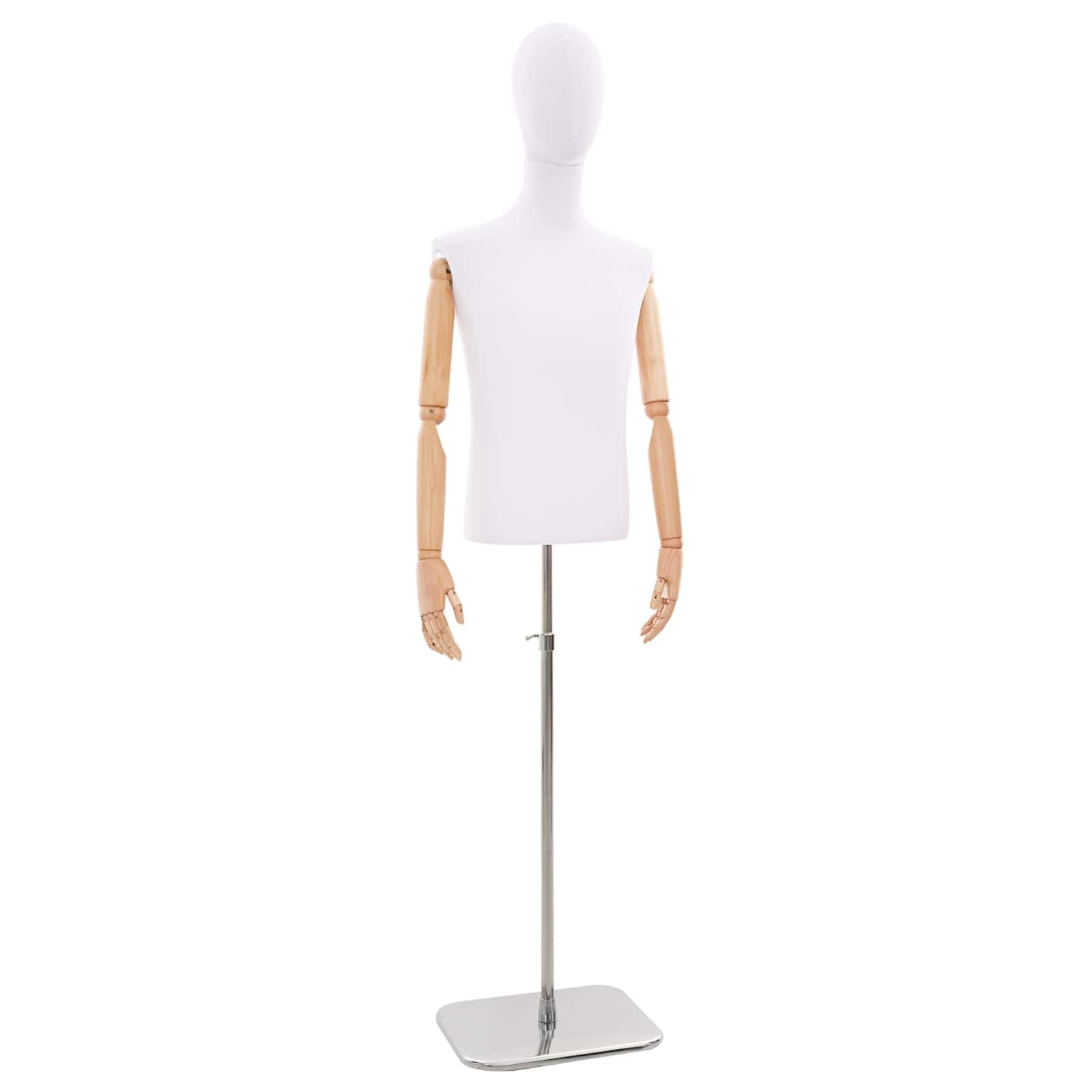 vidaXL Verstellbarer Mannequin 170-218 cm mit Standfuß Männlich PP