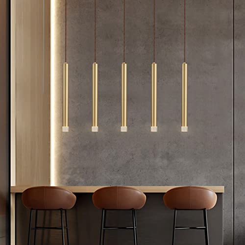 Suspension de la lampe moderne en or luxe LED pour un salon chic