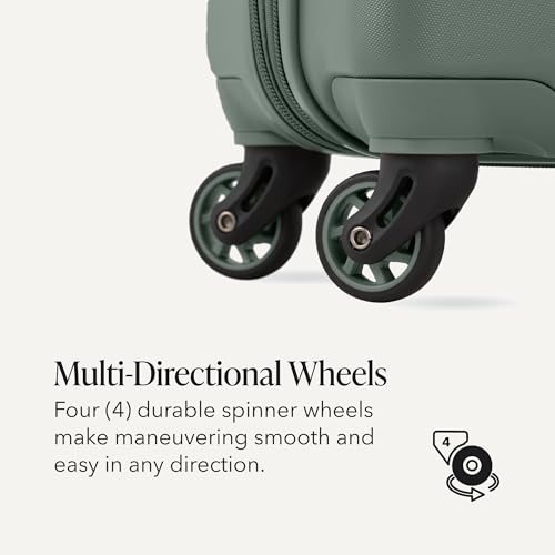 Image of SwissGear 7366, Olive, Checked-Large 27-Inch, Signature Hardside Expandable Luggage With Spinner Wheels