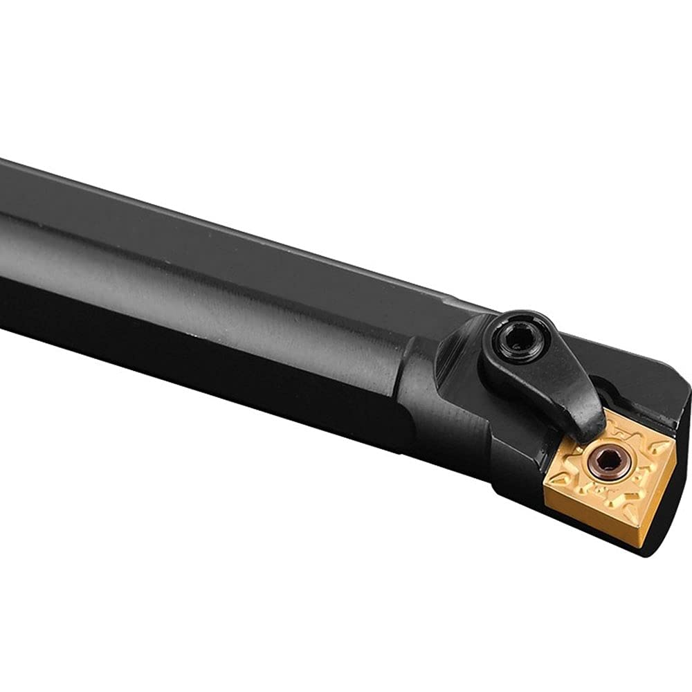 1" S25S -MCLNR12 +1PC CNMG431-MA Lathe Internal Turning & Profiling Tool Holder Main Angle 95° Holder Lathe Cutting Tools for 80° Carbide Inserts (S25S-MCLNR12)