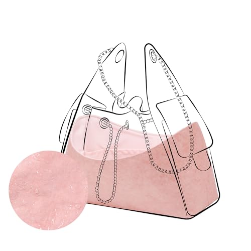 DGAZ Bolsa organizadora leve para bolsa Chanel 25 bolsas, seda e DupontPaper interna para bolsa de luxo (pequena, rosa)