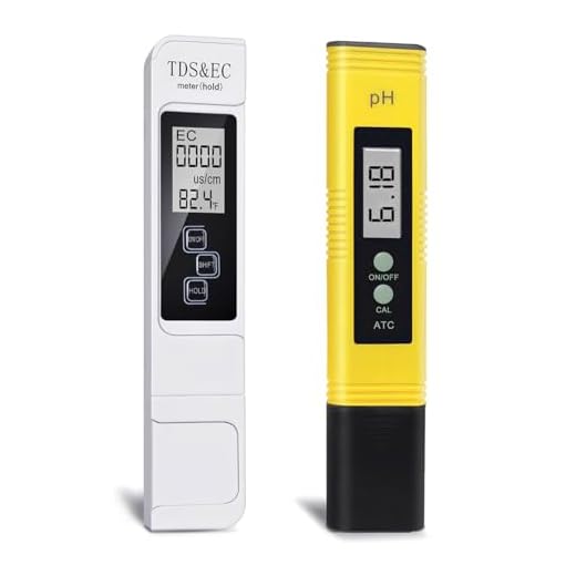 GuDoQi Pool Wassertester, PH Messgerät, 3 in 1 TDS Messgerät, EC Messgerät und Temperatur Messgerät, Digitale Wasserqualität Tester für Trinkwasser, Schwimmbad, Aquarium, Pools und Labor