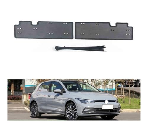 Rejilla frontal para Golf VIII MK8 2020 2021 con malla de detección central de acero 2