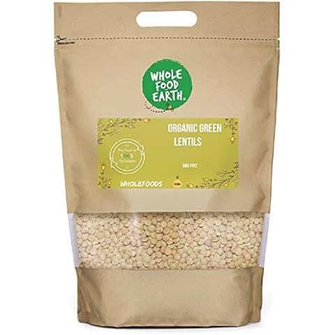 Wholefood Earth Organic Green Lentils 1kg Cover