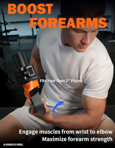 Image of Fitarc Wrist Bar,Forearm Strengthener,Wrist Curl Bar,Grip Strength Trainer, Wrist Bar,Wrist Rotation Exerciser,Wrist Forearm Strengthener