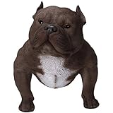 Pacific Giftware Animal World Realistic American Bully Dog Home Decor Resin Figurine