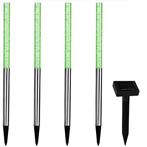 Lampada solare a LED per terreno, illuminazione