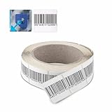 2000 Paper Security Labels 2.0 X 2.0 Inch RF 8.2Mhz White w/Fake Barcode Checkpoint Compatible – Effective Anti-Theft Labels Compatible with EAS Loss Prevention Systems by Bullseye Protection