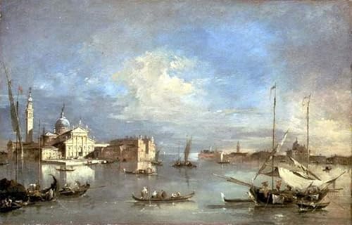 Affiche San Giorgio Maggiore par Francesco Guardi poster mural salon 60x90cm
