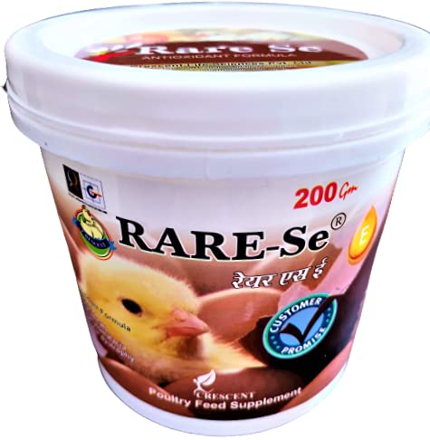 Rare-Se (200gms) - Selenium, Zinc and Vitamin E Anti-Oxidant Powder for Poultry and All Other Birds (Pack of 2) (B099KD9NS5) Amazon Price History, Amazon Price Tracker