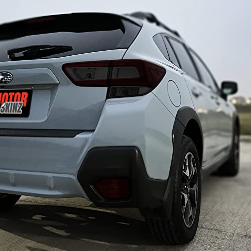 Image of SlickMod PreCut Vinyl Smoke Tint for 2018-2022 Subaru Crosstrek Tail Light & Reflector (1. Taillight, 20% Dark Smoke)