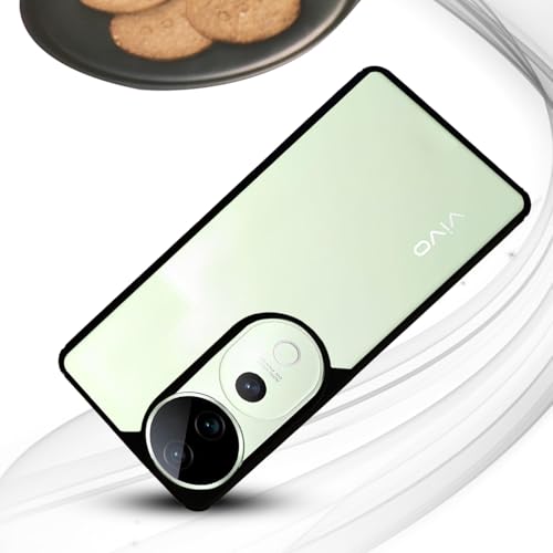 Image of AIBEX Crystal Clear Back Case Compatible with Vivo T3 Ultra 5G / Vivo V40 5G / Vivo V40 Pro 5G Back Cover Case | 360 Degree Protection | Shock Proof Design | Transparent Back Cover (PC & TPU)