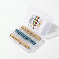 CHIPNEW 100 Pcs 1/2W ±1% Toleranz 4.7KΩ Metall Film Widerstand Set für DIY Projekte und Experimente,Mit separater Feuchtschutzverpackung + Widerstandsfarbcode