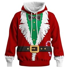 Santa Claus Hoodie Red1