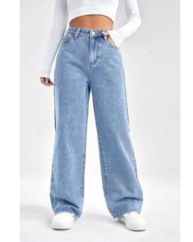 Image of KOTTY Women's Straight Fit High-Rise Stretchable Jeans