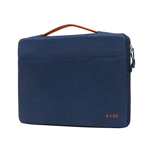 LSS Protective Laptop Sleeve Case with PU Leather Handle for Men/Women - Stylish & Durable Sleeve for 12