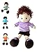 Muñeco (Boy) de Trapo acompañante de Dormir (Colores ALIATORIOS) Mide 35 cm Colores aleatorios Bonito Juguete de Peluche para niña y niño Bebe Muñeco de Textura Muy Suave al Tacto