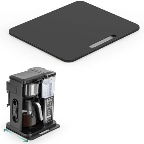 ANBOXIT Metal Appliance Slider, Sliding Tray for Coffee Maker,360...