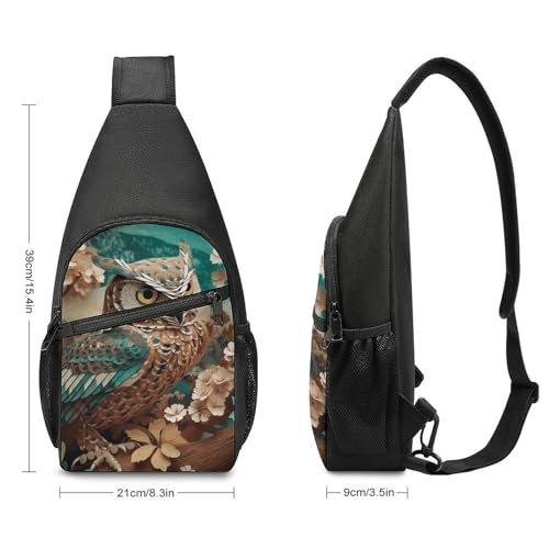 Bolsa bandolera ligera para senderismo y viaje miniatura 2