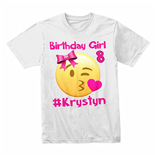 Personalized Cute Emoji Birthday Shirt, Emoji Party theme shirt, It's My Birthday Emoji Shirt,3