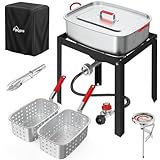 Pipopa 18QT Outdoor Propane Deep Fryer |...