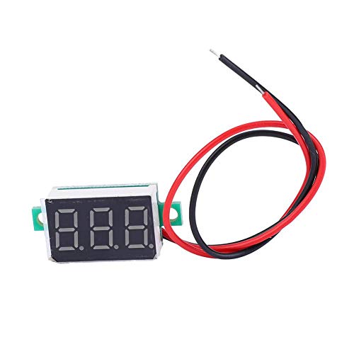 Jadpes Digital Display,5Pcs High Accuracy 0.36'' LED Digital Display Voltage Gauge Mini Voltmeter