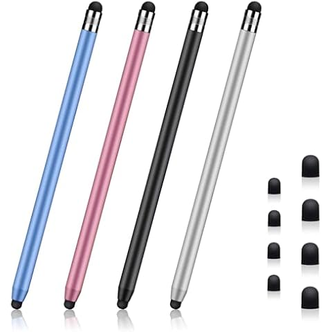 Stylus Pens for Touch Screens,4-Pack Stylus High Sensitivity and Precision Capacitive Stylus for iPhone/iPad/Tablet/Smartphones/Samsung/Galaxy,Compatible with All Touch Screens Cover