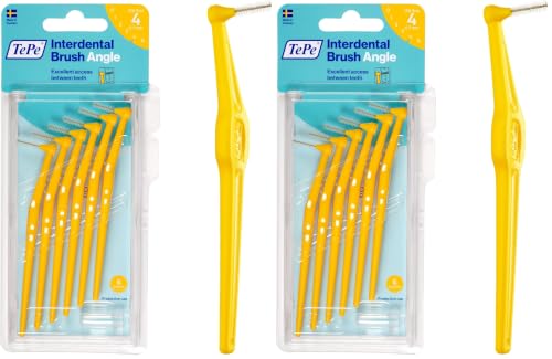 Angle Saplı Arayüz Fırçası, Sarı, 0.7 mm (2 paketi)