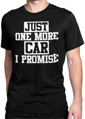JUST ONE More CAR T-Shirt (Medium) Black