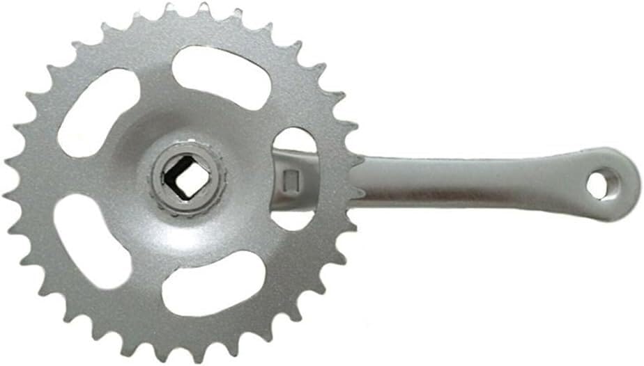 Tarcza rowerowa, wąska szeroka tarcza, zębatka rowerowa, prędkość mechanizmu korbowego, mechanizm korbowy, rowerowy mechanizm korbowy Jednobiegowy mechanizm korbowy Rower MTB 165 mm Korba Platte Tarcz