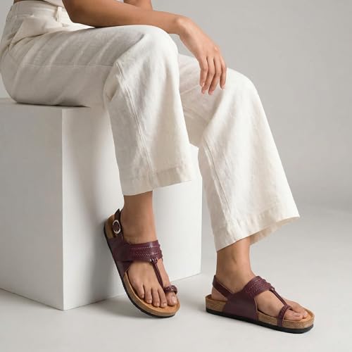 Image of Frido Puneri Chappal for Women | Ergonomic Traditional Indian Leather Chappal with Memory Foam, Wide Toe Box & Zero Drop Design | Adjustable Ethnic Footwear