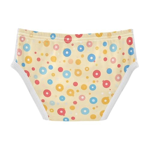 KLL Colorful Polka Dots Toddler Boys Comfort Underwear Breathable Children Panties2