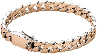 Mastyle® Men’s Cuban Chain Metal Bracelet Classic Stainless Steel Jewelry Polished Wrist Accessory Bracelet for Men Price In India