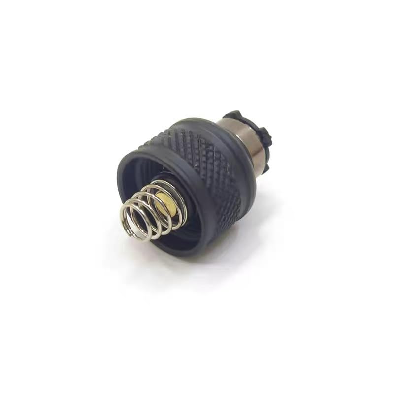 Tactical Flashlight Tail Cap for PLHv2 OKW M300 M600 Hunting Light Tail Cap (Black)