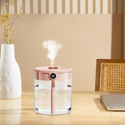 Humidificateurs de chambre à coucher contre l'air sec : double brume 2L
