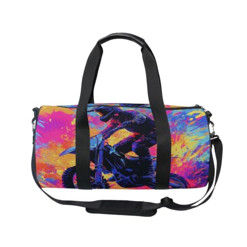 Bolsa de lona para viajes y motocross con compartimento interior Lightning4 2
