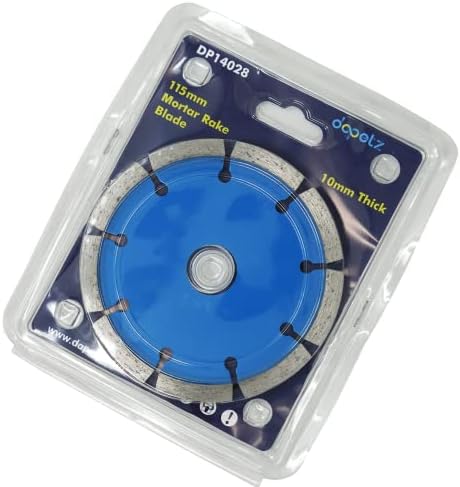 Dapetz ® Diamond Cutting Disc Mortar Raking Blade 115mm 4.5" Segmented Diamond Cutting Blade for Angle Grinder, Stone, Concrete, Marble, Granite, Brick, Concrete & Curb