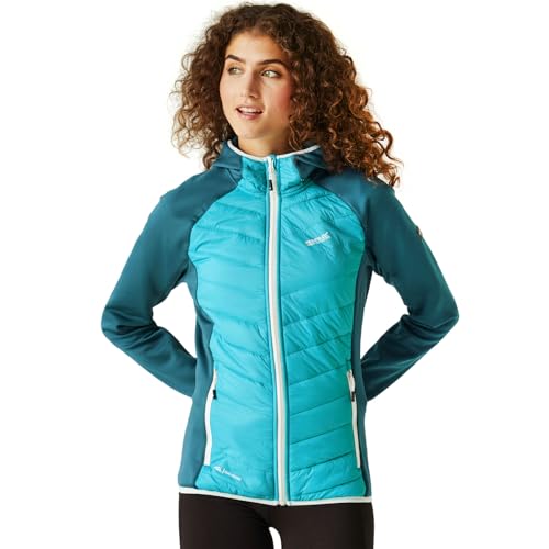 Regatta Chaqueta híbrida Acolchada Abrigo, Azul Tahoe/Azul Marroquí, 46 para Mujer