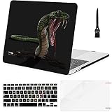 Coque Rigide en Plastique avec Couverture de Clavier pour Macbook Pro 2017 Couverture Un Serpent à Sang Froid féroce Compatible avec Macbook Air 11'13' Pro 13'15' 16' 2008-2020 Ver