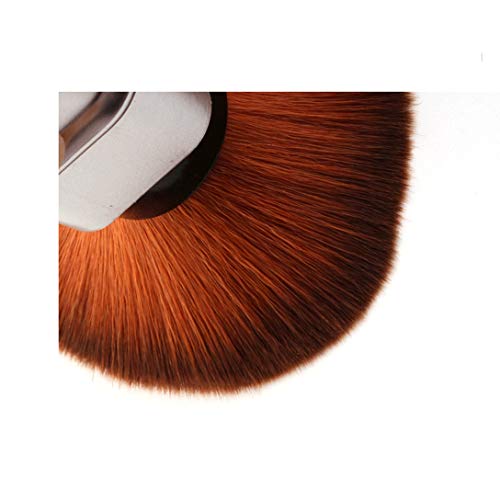Rn Beauty Retractable Kabuki Makeup Brushes Foundation Brush Powder Brush Blush Brush Bronzer Brush Face Blender Brush Professional Mineral Blending Buffing Portable With Cover - Golden #TOP3