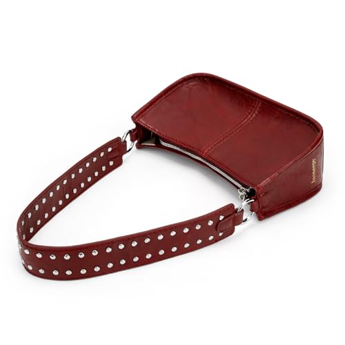 Small Shoulder Bag Y2K Purse for Women Trendy Crossbody Handbag Clutch Purse Classic Retro Satchel Bag4