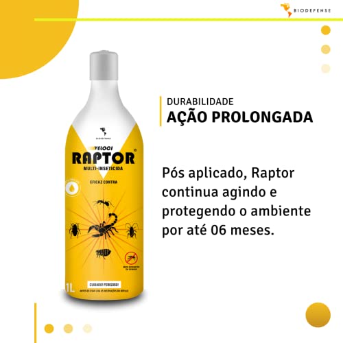 BIO DEFENSE Veloci Raptor Multi-Inseticida De Alta Tecnologia Eficaz Contra Insetos E Pragas Incluin