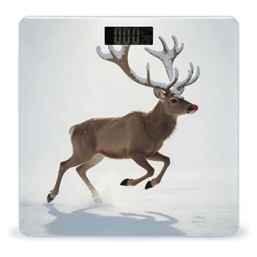 Reindeer Prance Báscula Digital de Baño con Vidrio Templado miniatura 1