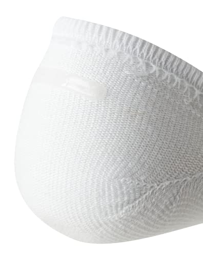 Image of Calvin Klein Womens No Show Socks - 6 Pack Non Slip Heel Lightweight Cotton Blend Low Cut Invisible Socks for Women