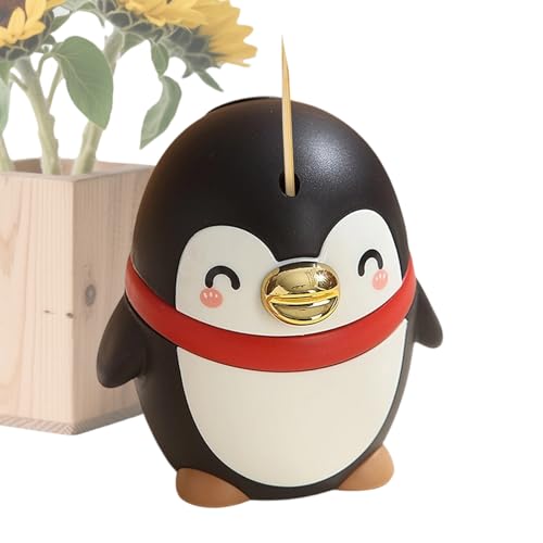 Dispensador De Palillos,Lindo Pingüino Artículos para el Hogar Semiautomáticos | Contenedor de Palillos para Cocina | para Cocina Comedor salón Viaje Exterior Acampada Picnic Fiesta Diaria