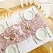 Pink Cheesecloth Table Runner, 10FT Dusty Pink Summer Boho Gauze Table Runner for Girl Baby in Bloom Baby Shower Bridal Shower Decorations Tea Party Table Centerpiece Decorations